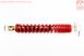 Амортизатор задний GY6/Honda - 295мм*d43мм (втулка 10мм / вилка 8мм), красный, фото – 4