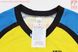 Футболка (Джерси) мужская L-(Polyester 80% / Spandex 20%), короткие рукава, свободный крой, жёлто-сине-чёрная, НЕ оригинал, фото – 4