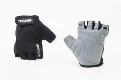 Фото товара – Перчатки без пальцев M с гелевыми вставками под ладонь, чёрные SBG-1457