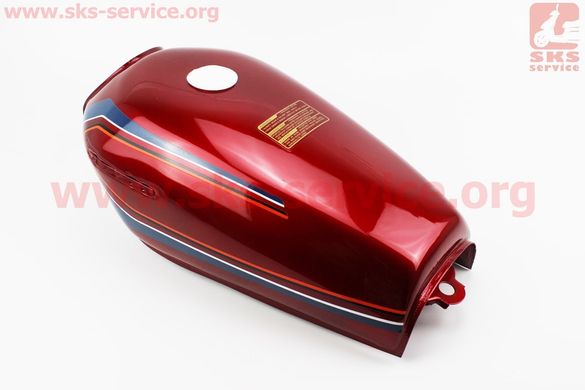 Фото товара – Бак топливный Viper V125 S SAFARI / Zhongyu ZY125, красный