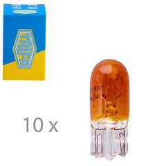 Фото товару – Лампа автомобільна з клиновидним цоколем Trifa 12V WY5W W 2,1x9,5d amber