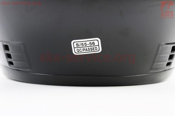 Фото товара – Шлем интеграл, закрытый 825-2 S, ЧЁРНЫЙ глянец (возможны царапины, дефекты покраски), тип 1