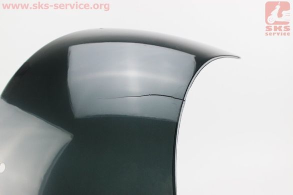 Фото товара – УЦЕНКА CB125-250 (Viper 125J) пластик - обтекатель фары круглой + ветровик, ЧЕРНЫЙ (треснутое стекло)