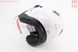 Шлем открытый+откидные очки BLD-708 М (57-58см), БЕЛЫЙ глянец, фото – 4