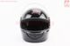 Шлем интеграл, закрытый 825-2 S, ЧЁРНЫЙ глянец (возможны царапины, дефекты покраски), тип 1, фото – 5