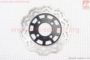 Фото товару &ndash; Scrambler 250 Диск гальмівний задній D-220mm