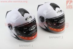 Фото товара – Шлем открытый + очки AK-720 - БЕЛЫЙ