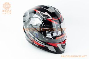 Фото товару &ndash; Шолом інтеграл M62 L (59-60см), чорно-червоний