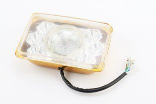 Фото товара &ndash; Фары квадратной передняя часть 6+1-LED линза с ободком, 165x105мм, TUNING