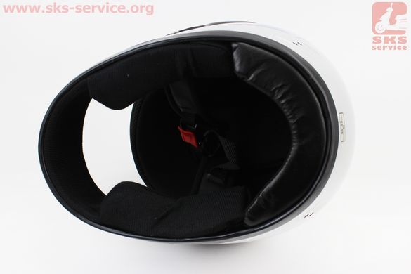 Фото товара – УЦЕНКА Шлем закрытый HF-101 S- СЕРЫЙ с cине-черным рисунком Q23-BL (сломан воздухозаборник)