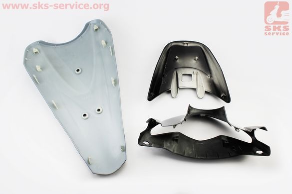 Фото товара – УЦЕНКА Honda DIO AF-56 пластик - к-кт крашеные 5 деталей, ЧЕРНЫЙ (отломано крепление, см. фото)