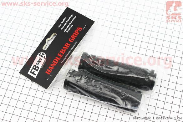 Фото товара – Ручки руля 100мм, чёрные PVC-111B
