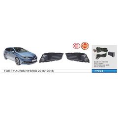 Фото товару – Фари дод. модель Toyota Auris Hybrid 2016-18/TY-894A/H11-12V55W/eл.проводка