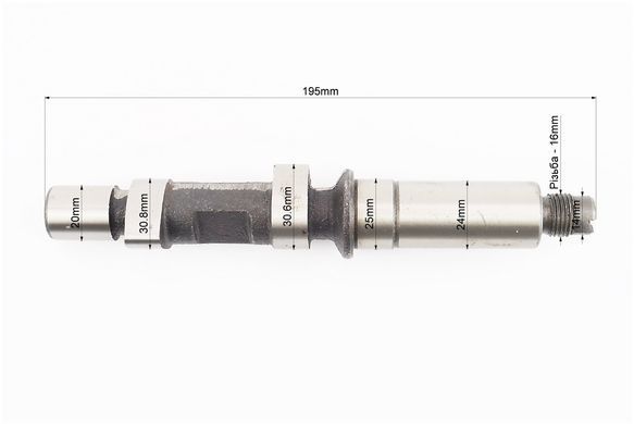 Фото товару &ndash; Розподільний вал під шестерню D-20mm R175A/R180NM