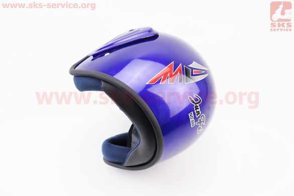 Фото товара – Шлем открытый HK-215, СИНИЙ (незначительные отличия рисунков, возможны дефекты покраски)