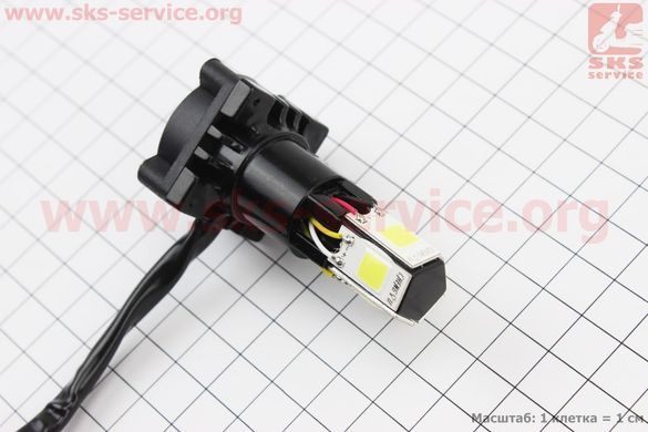 Фото товару – Лампа фари діодний LED-5 SUPER універсальна (к-кт різних кріплень), з стабілізатором + стробоскоп