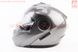 Шлем модуляр, закрытый с откидным подбородком+откидные очки BLD-159 S (55-56см), СЕРЫЙ глянец, фото – 5