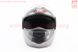 Шлем модуляр, закрытый с откидным подбородком+откидные очки BLD-159 S (55-56см), СЕРЫЙ глянец, фото – 8