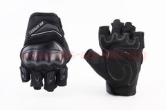 Фото товара – Перчатки мотоциклетные без пальцев XL-Чёрные, тип 2