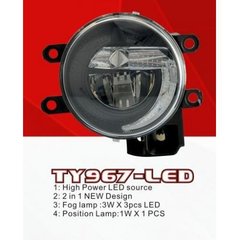 Фото товару – Фари дод. модель Toyota Cars/TY-967L/LED-12V9W+2W/FOG+Position Lamp/ел. проводка