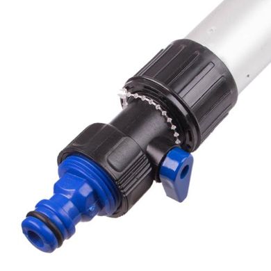 Фото товара – Ручка телескопическая для щетки для мойки автомобиля, SC2565, длина 128-250см, диаметр 22-25-30мм