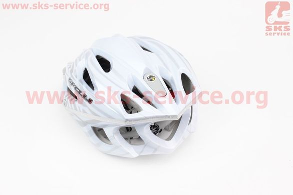 Фото товара – Шлем велосипедный M (55-61 см) съемный козырек, 18 вент. отверстия, системы регулировки по размеру Divider и Run System SRS, бело-серый SBH-5900