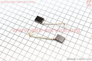 Фото товару &ndash; Щітки генератора 6V к-кт 2шт УРАЛ
