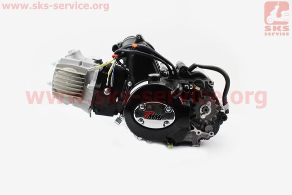 Фото товару – Двигун мопедний в зборі 125куб (Active) - "механіка" чорний