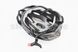 Шлем велосипедный L (54-62 см) съёмный козырёк, 21 вент. отверстий, чёрно-красно-белый, фото – 3