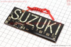 Фото товару – Табличка світлодіодна "SUZUKI" (12 * 5 см)