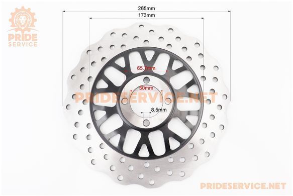 Фото товару &ndash; X-Road Light 200/Shineray XY200GY-6С Диск гальмівний передній D-265мм