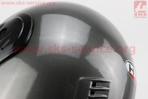 Фото товара – Шлем закрытый HK-221 - СЕРЫЙ + воротник (царапины, дефекты покраски)