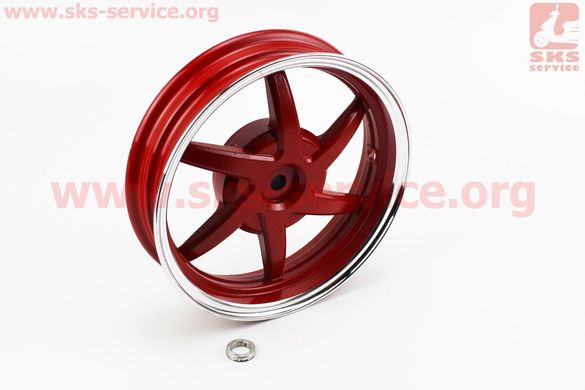 Фото товара – Диск колесный ЛИТОЙ задний Honda DIO (цвет: золотистый, красный, серый)