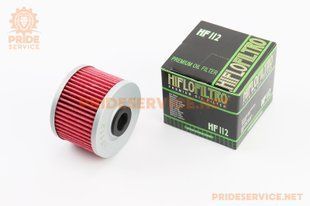Фото товару &ndash; Фільтр-елемент оливний HF112 (50x38мм) Honda XR/CBX/XL/NX, Kawasaki KLX/KSR/KFX, Polaris 500 Predator/500 Outlaw/500 Predator, Suzuki DR-Z110 K3,K4,
