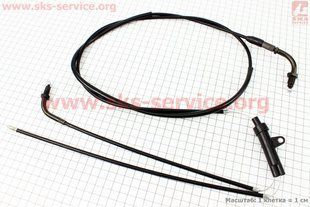 Фото товара &ndash; Трос газа Honda TACT (трос 178; 180см; кожух 167; 169см)