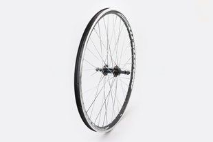 Фото товара &ndash; Колесо 26" заднее V-brake, обод "капля" и втулка 14Gx36H алюминиевые, пром-подшипники 6200 2RS, под вольнобег, крепл. гайка, "AVANTI" (возм. царапины)