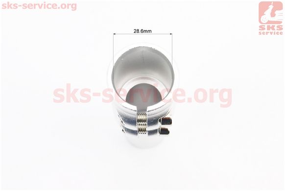 Фото товара – Удлинитель штока вилки 1 1/8” (28.6 мм)х115мм, алюминиевый, серый
