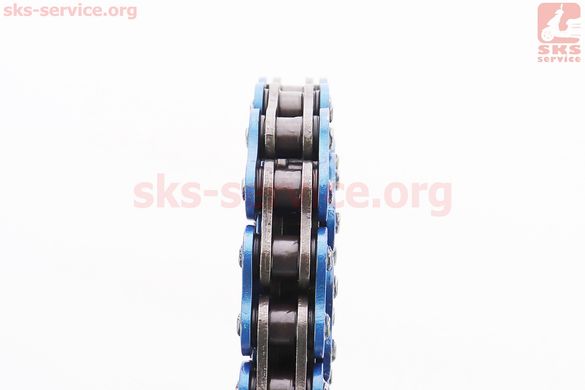Фото товару – Ланцюг привода колеса 520HVO*104L BLUE (з сальниками)