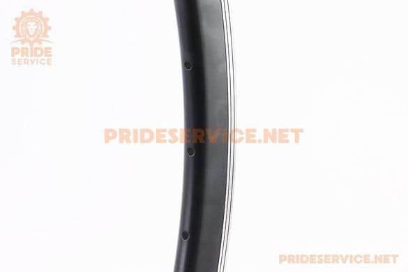 Фото товару &ndash; Обід 26" (559x19) V-brake "крапля", 14Gх36H алюмінієвий, чорний "CZL"