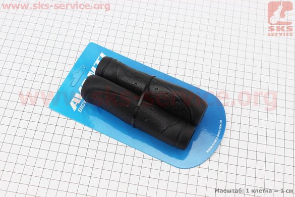 Фото товара – Ручки руля 125мм, эргономичные, чёрные GR-36B