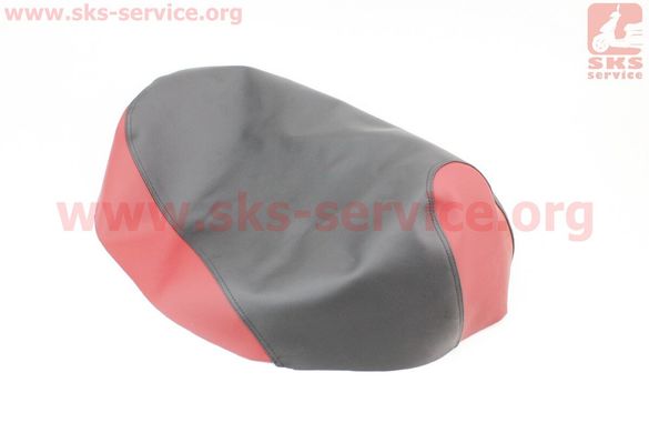 Фото товара – Чехол сиденья Honda DIO AF34 (эластичный, прочный материал) черный/красный