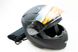 Шлем закрытый с откидным подбородком+очки HF-119 М- ЧЕРНЫЙ матовый, фото – 1