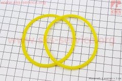 Фото товара – Кольцо (манжет) уплотнительное гильзы 80мм, желтое R180NM, к-кт 2шт