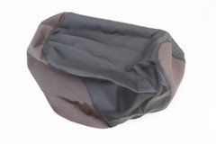 Фото товара – Чехол сиденья Yamaha JOG 3KJ (эластичный, прочный материал) черный/коричневый