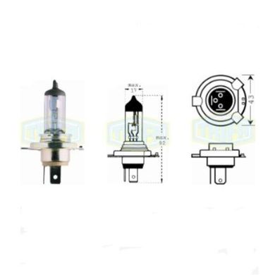 Фото товара – Лампа автомобильная Галогенная лампа для фары Trifa H4 12V 100/90W