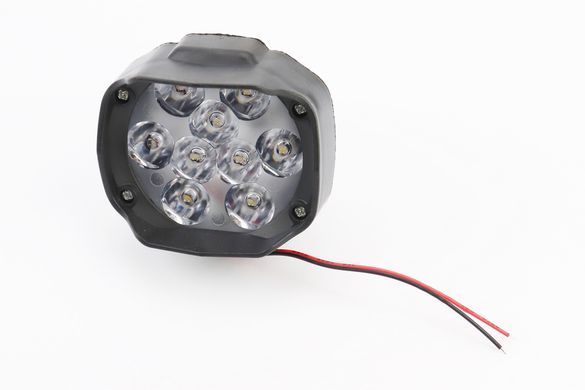 Фото товара &ndash; Фара дополнительная светодиодная влагозащитная - 9 LED, (77*64mm) с креплением