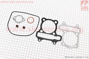 Фото товару – Прокладки поршневої 150cc-57,4мм, к-кт 7 деталей (метал)