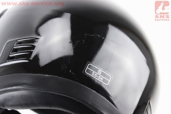 Фото товара – УЦЕНКА Шлем закрытый HF-101 S- ЧЕРНЫЙ глянец (царапины, см. фото)