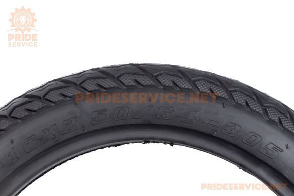 Фото товару &ndash; Шина 16"x2,50 (2,25-12) безкамерна, дорожня E-BIKE H-777