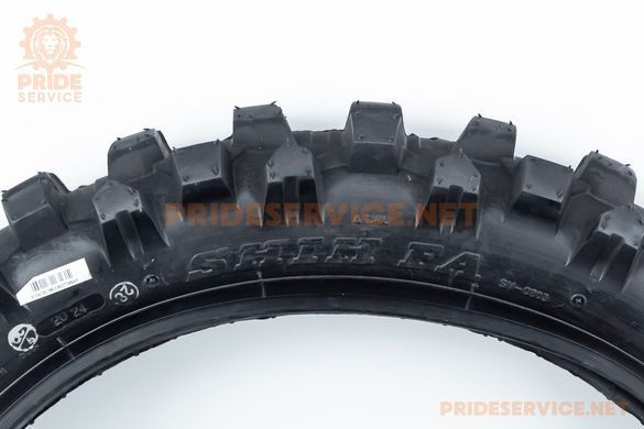 Фото товару &ndash; Шина 100/100-18 шипована CROSS SV-0803